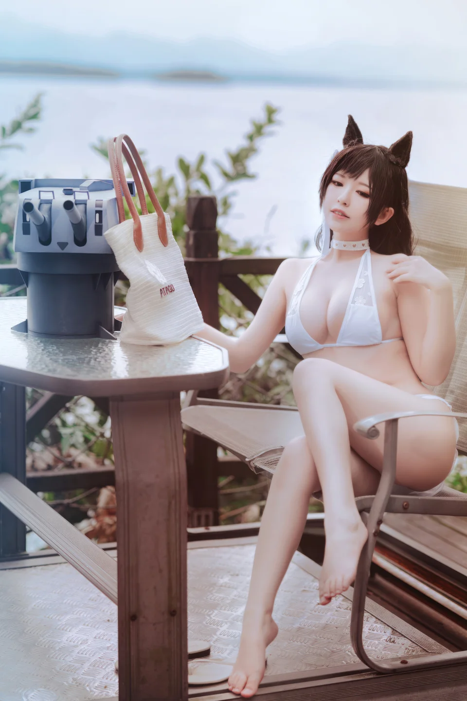 半半子 - No.100 碧蓝航线·爱宕 泳装 [27P-171MB] tg@simisebaisi 【丝足阁】001.webp